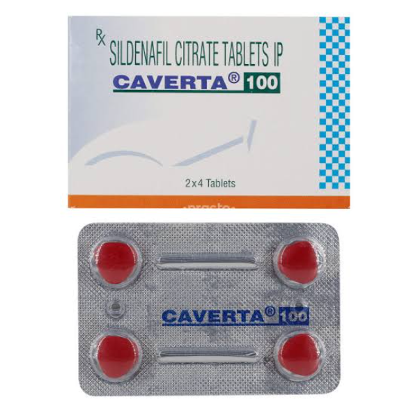 Buy Caverta 100 Tablet Online – Sildenafil 100mg