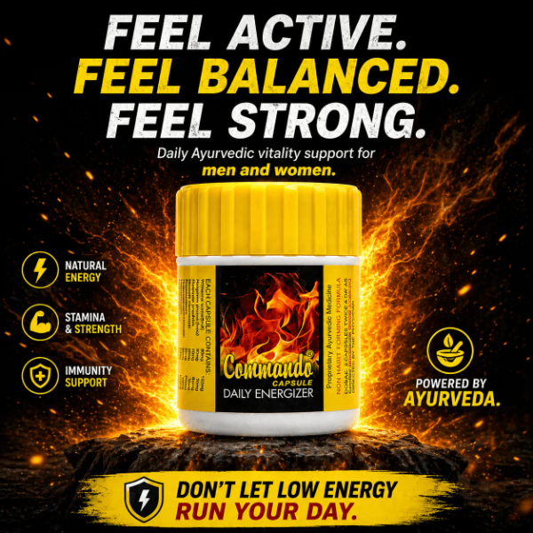 Buy Commando Capsule for Men by Dr. Asma Herbals Online at OMSDelhi