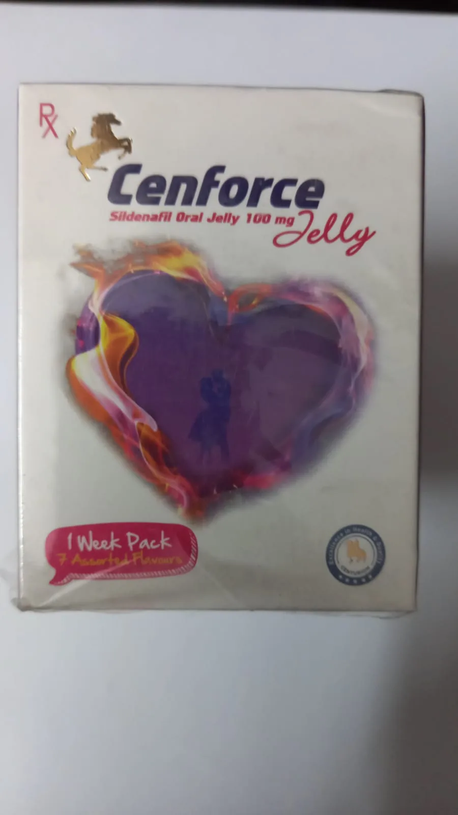 CENFORCE 100 ORAL JELLY SILDENAFIL 100MG ORAL JELLY – CENTURION REMEDIES