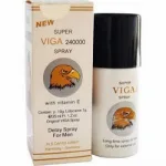 NEW SUPER VIGA 240000 DELAY SPRAY is a topical product designed to help men delay ejaculation during sexual activity. It contains a mild anesthetic that works by reducing sensitivity in the penis, allowing the user to last longer during sexual activity