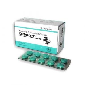 CENFORCE D TABLET is a medication used to treat erectile dysfunction and premature ejaculation in men. CENFORCE D TABLET contains two active ingredients, Sildenafil Citrate and Dapoxetine. Sildenafil Citrate works by increasing blood flow to the penis, helping to achieve and maintain an erection during sexual stimulation. Dapoxetine is a selective serotonin reuptake inhibitor (SSRI), which helps to delay ejaculation, improving sexual performance and satisfaction