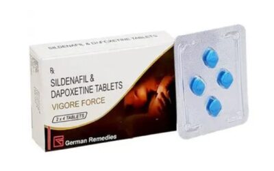 Vigore Force Tablet (Sildenafil 50mg + Dapoxetine 30mg) strip for the treatment of erectile dysfunction and premature ejaculation