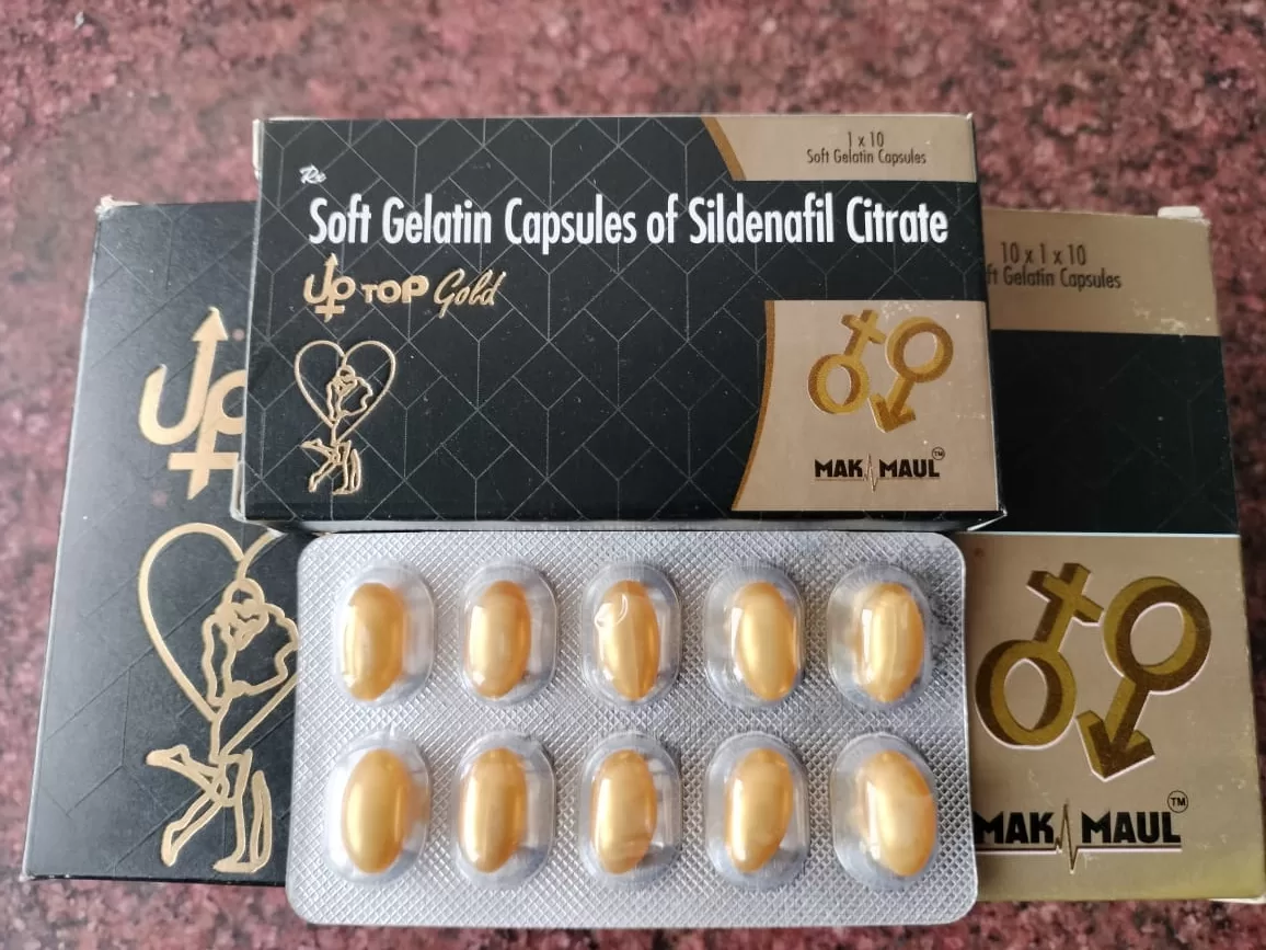 UPTOP GOLD 100MG GELATIN CAPSULES FOR MEN