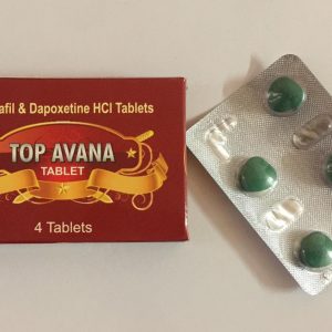 Top Avana tablet - a combination medication for treating erectile dysfunction and premature ejaculation, containing dapoxetine and avanafil