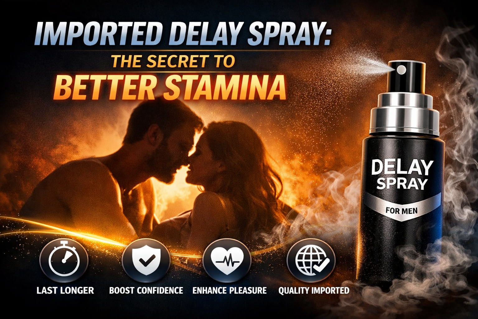 Imported delay spray for better stamina