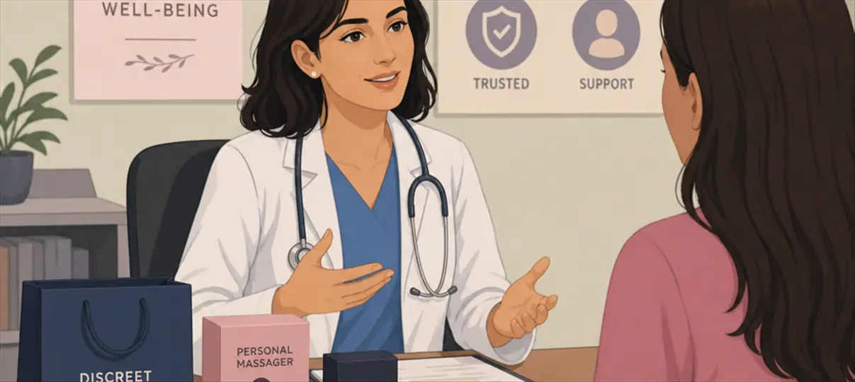 Discreet sexual wellness products and doctor consultation