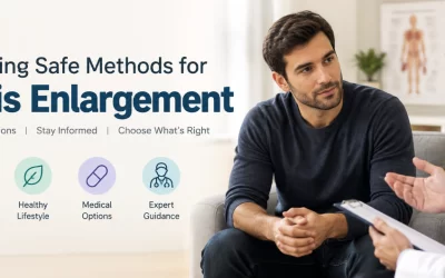 A doctor discussing male sexual wellness options with a patient