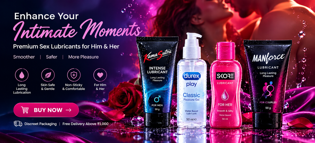 Sex Lubricant Gel for Men and Women – Water-Based Intimate Lubricants